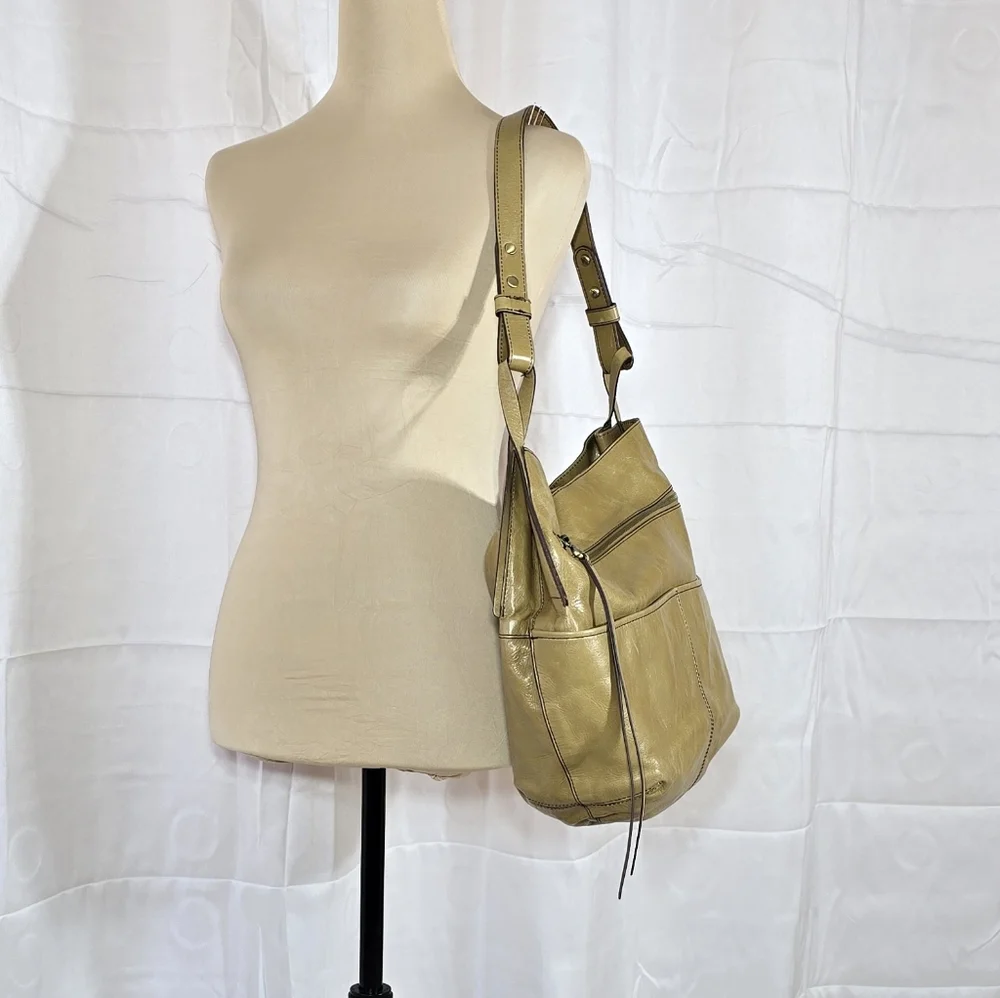 HOBO Pebbled Leather Shoulder Bag